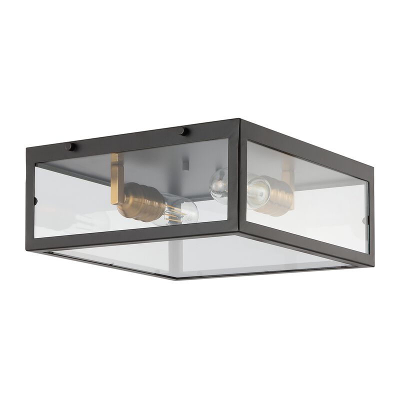 Grayson Metal/Glass LED Flush Mount