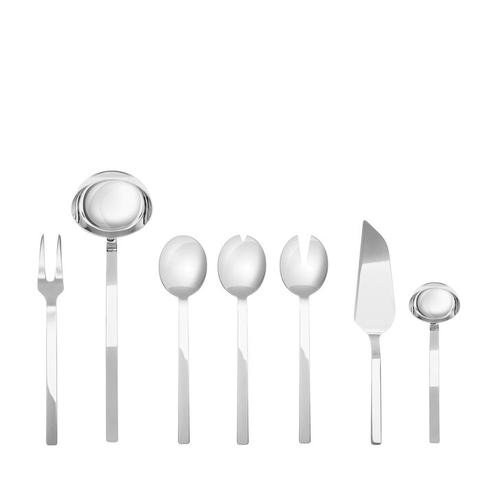 Stile By Pininarina 7-Piece Serving Set in Ice