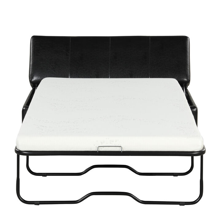 Merax Folding Ottoman Sleeper Bed with Mattress