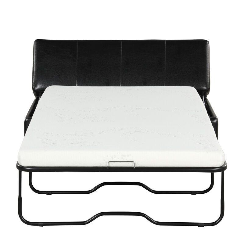 Merax Folding Ottoman Sleeper Bed with Mattress