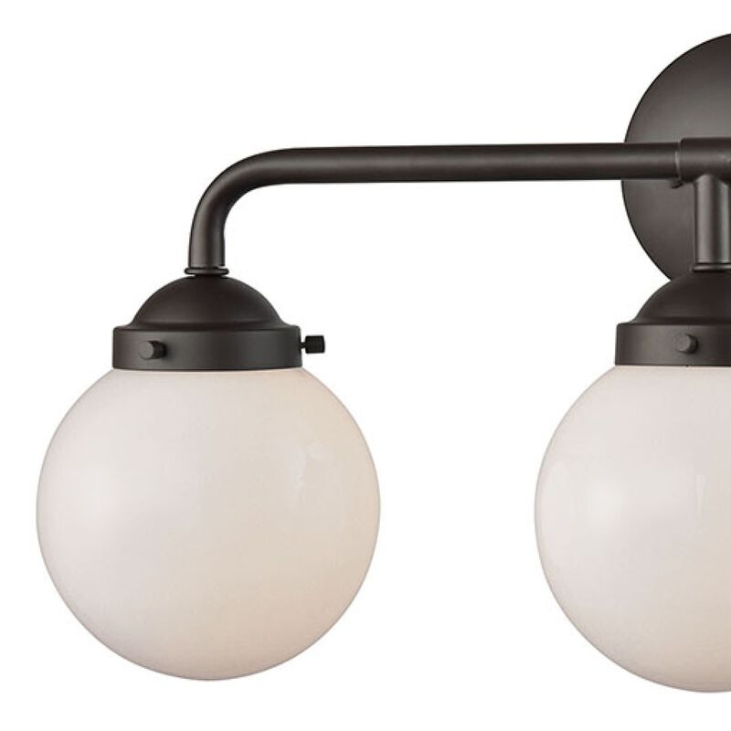 Beckett 24'' Wide 3-Light Vanity Light with Frosted Glass