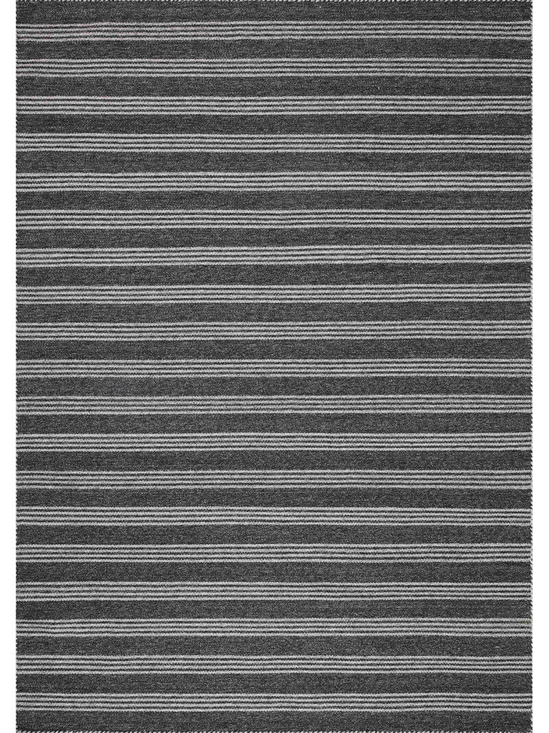 Charlie Charcoal/Grey 2'6" x 7'6" Runner Rug by Magnolia Home by Joanna Gaines x Loloi