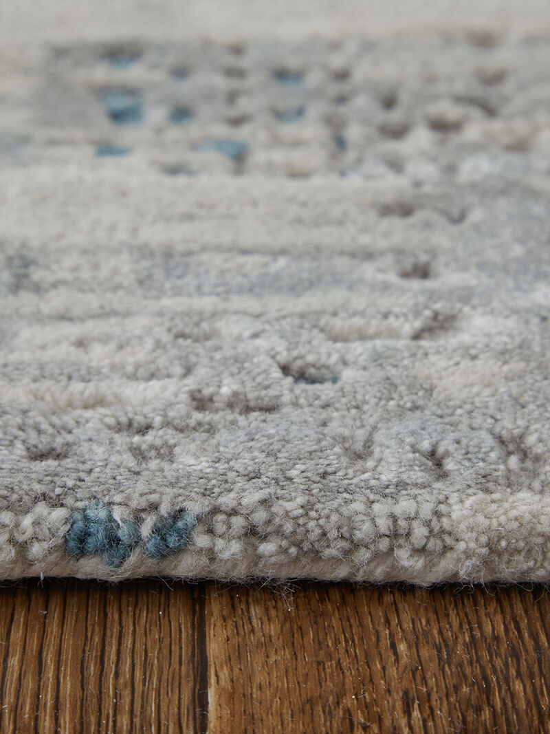 Zarah 8917F 10' x 14' Gray/Taupe/Blue Rug