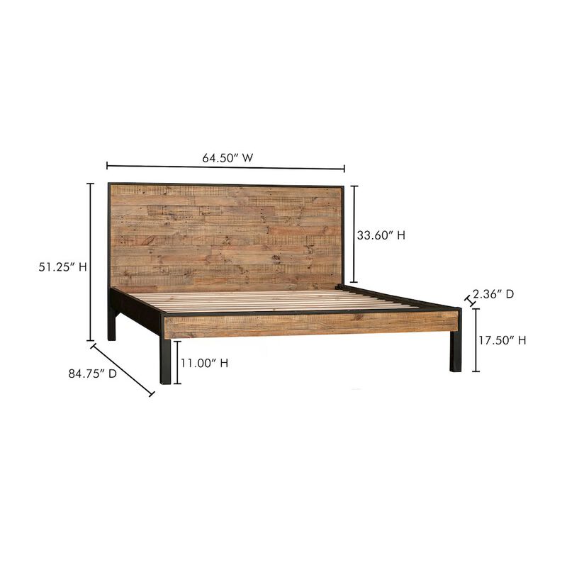 Moe’s Nova Queen Bed Black