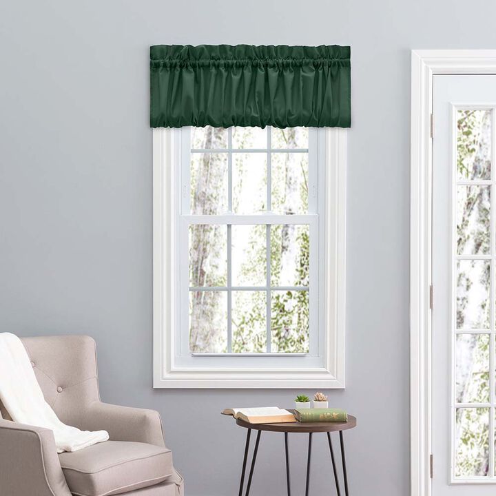 Ellis Stacey 1.5" Rod Pocket High Quality Fabric Solid Color Window Balloon Valance 60"x15" Harvest