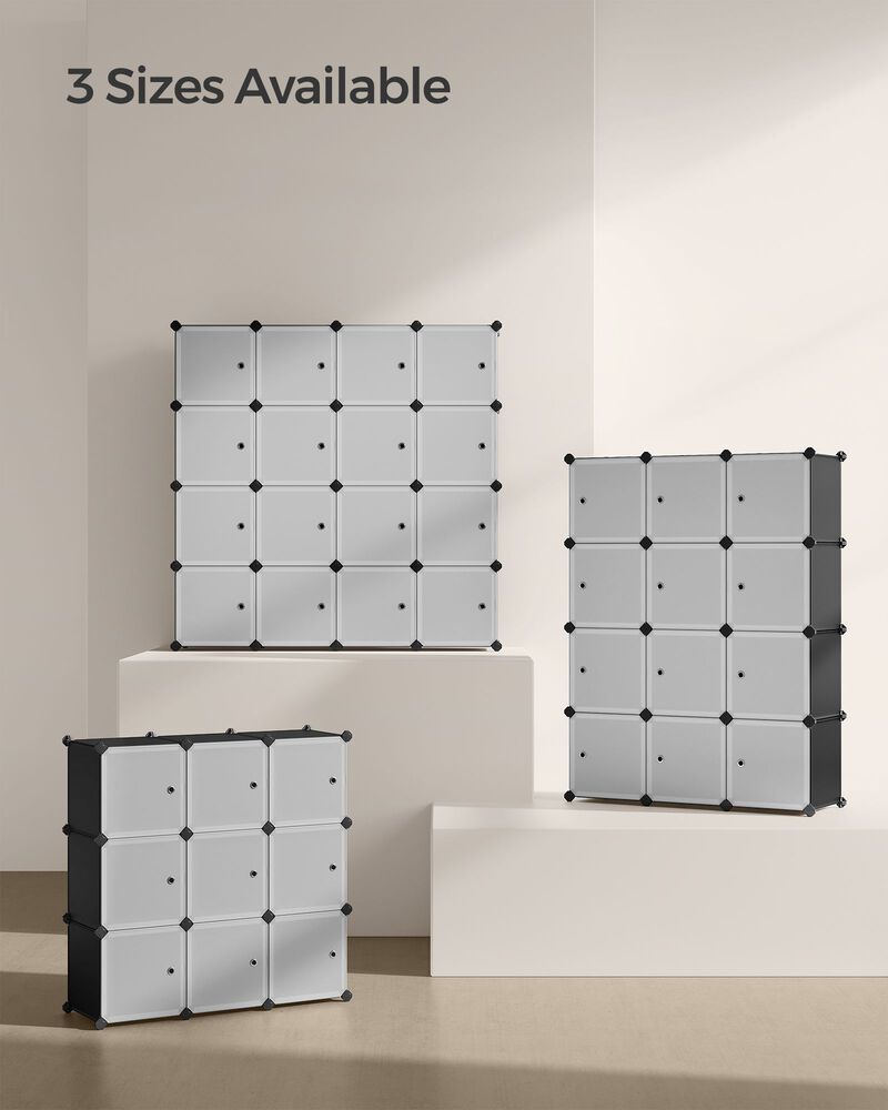 Modular 9-Cube Storage Shelving for Bedroom & Living Room