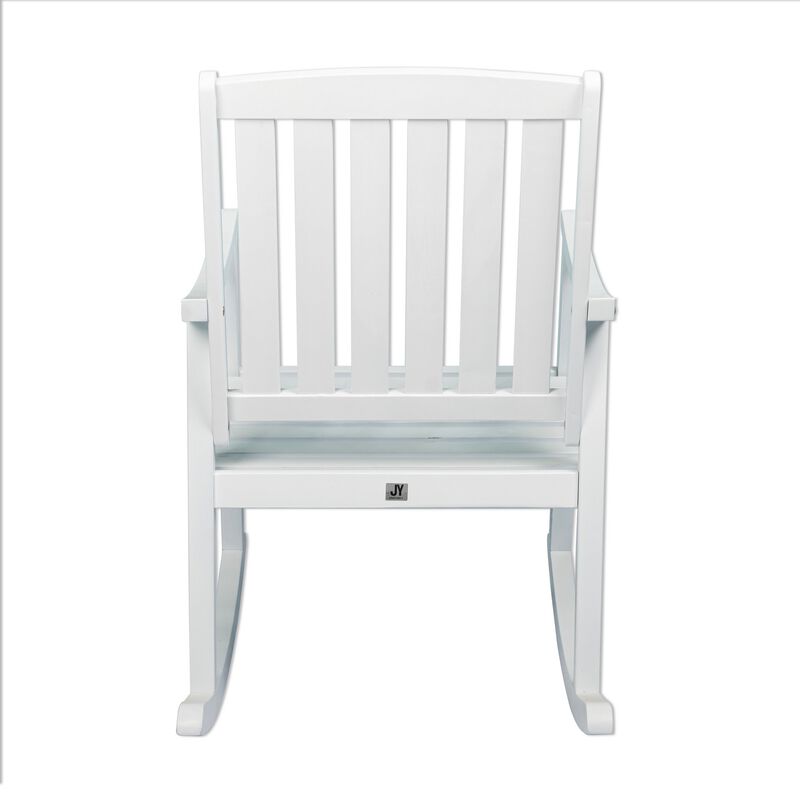 Penny Classic Slat Back Acacia Wood Patio Outdoor Rocking Chair