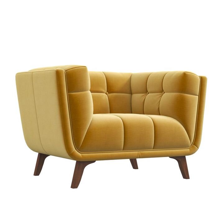 Ashcroft Furniture Co Addison Mid Century Modern Lounge Chair