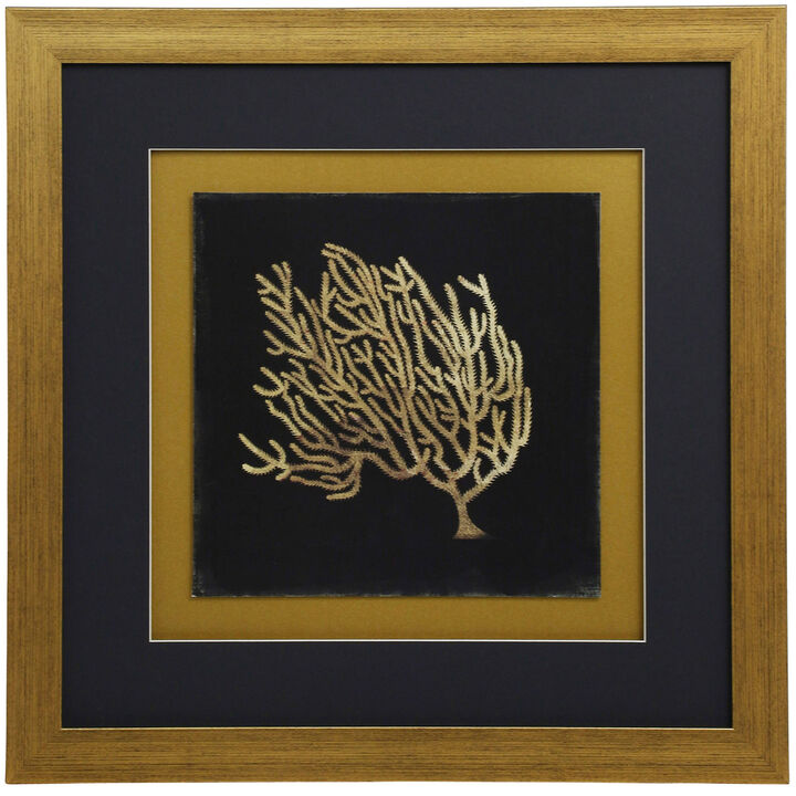Lacey Coral II Framed Print
