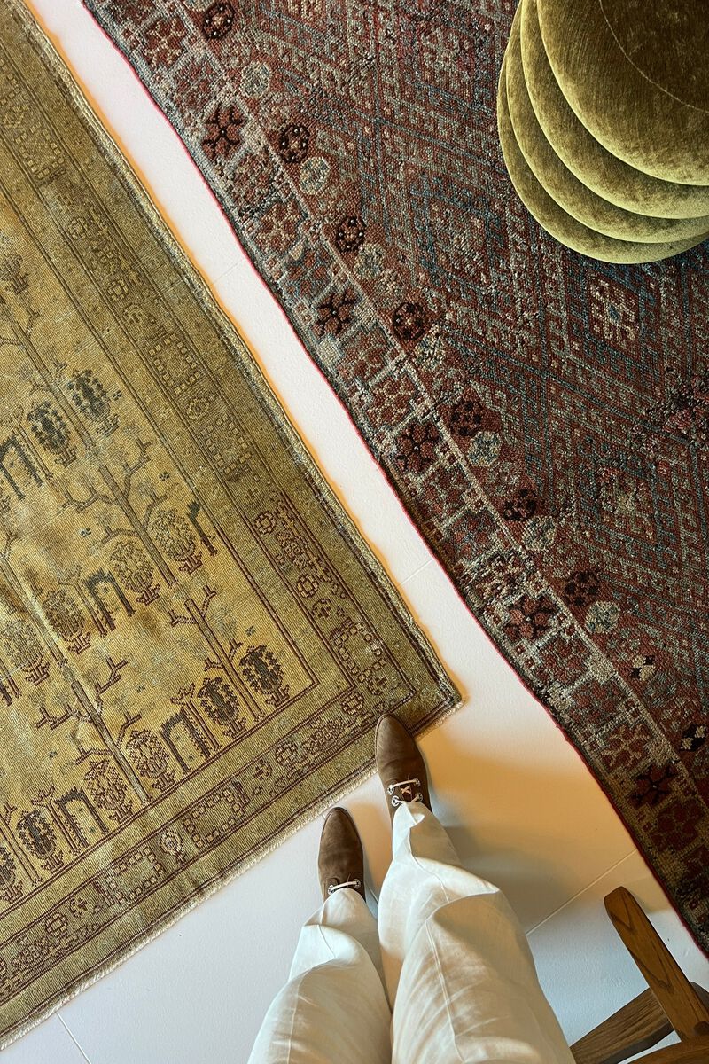 District Loom Vintage Turkish Scatter Rug-Tippet