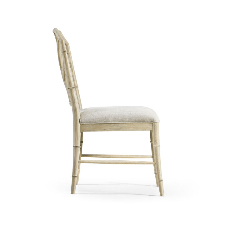 Saros Chippendale Bamboo Side Chair