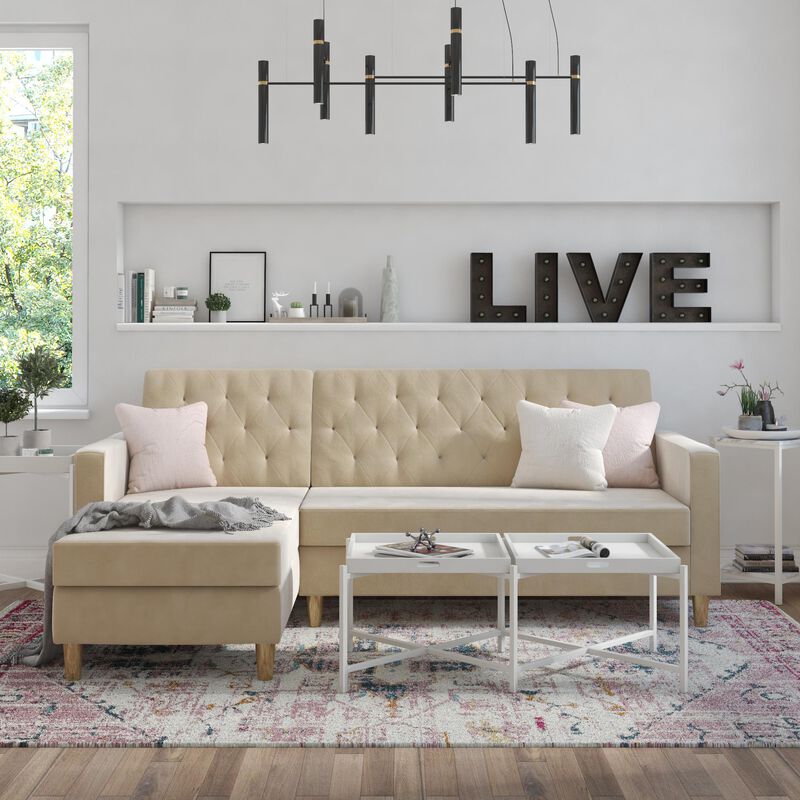 Liberty Reversible Sectional/Futon with Storage