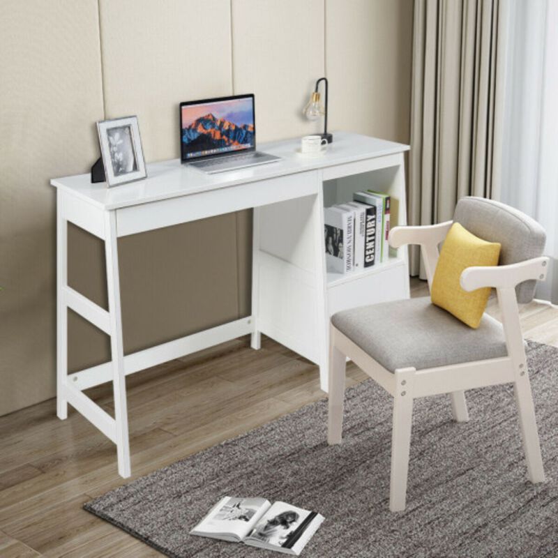 Modern Home Computer Desk with 2 Storage Drawers