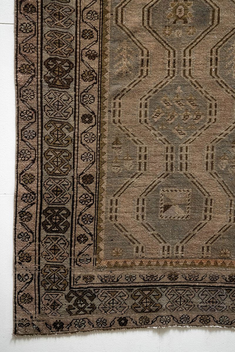 District Loom Vintage Qarabagh runner rug- Decker