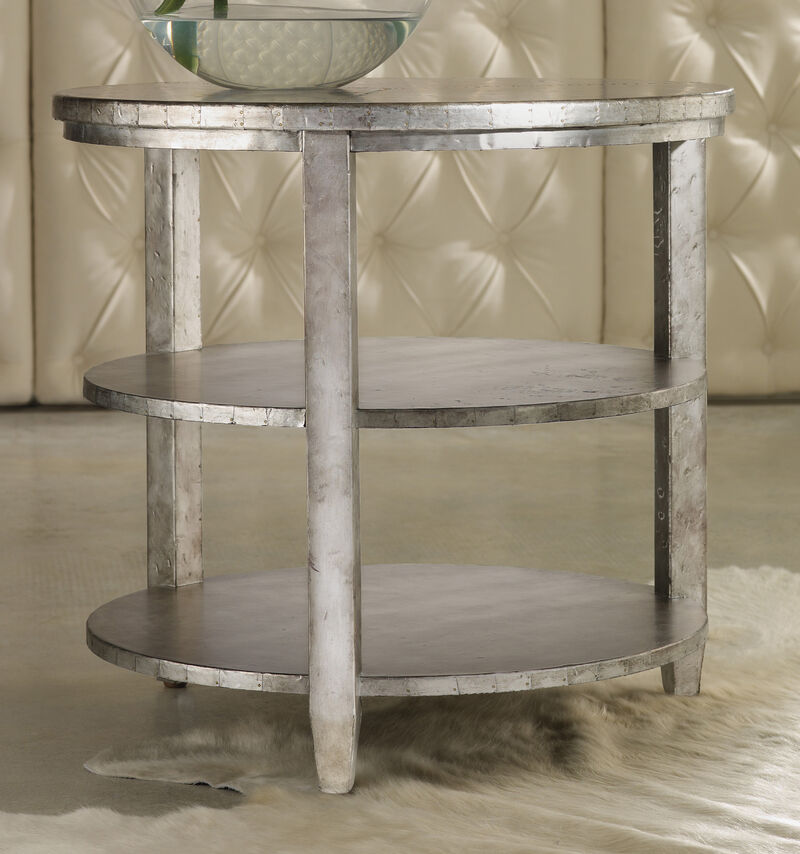 Melange Maverick Table In Silvers