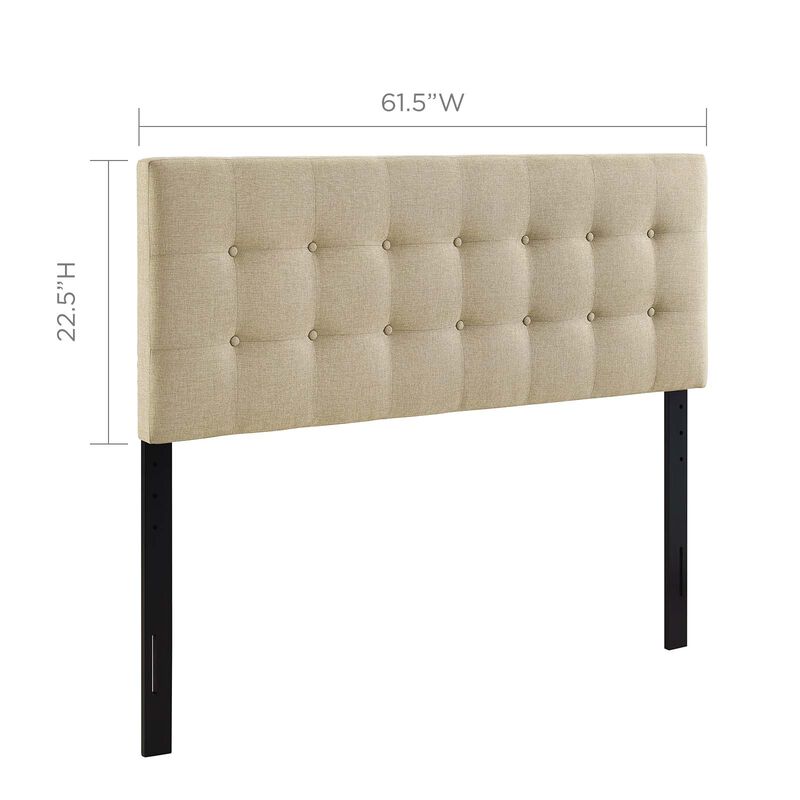 Modway - Emily Queen Upholstered Fabric Headboard