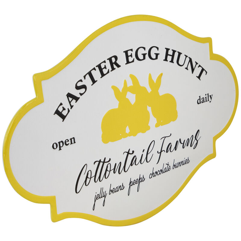 Easter Egg Hunt Vintage-Style Metal Wall Sign - 17.75"