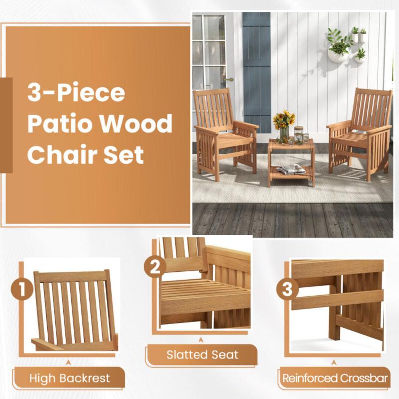 Hivvago  Pieces Patio Furniture Set with 1.5 Inch Umbrella Hole