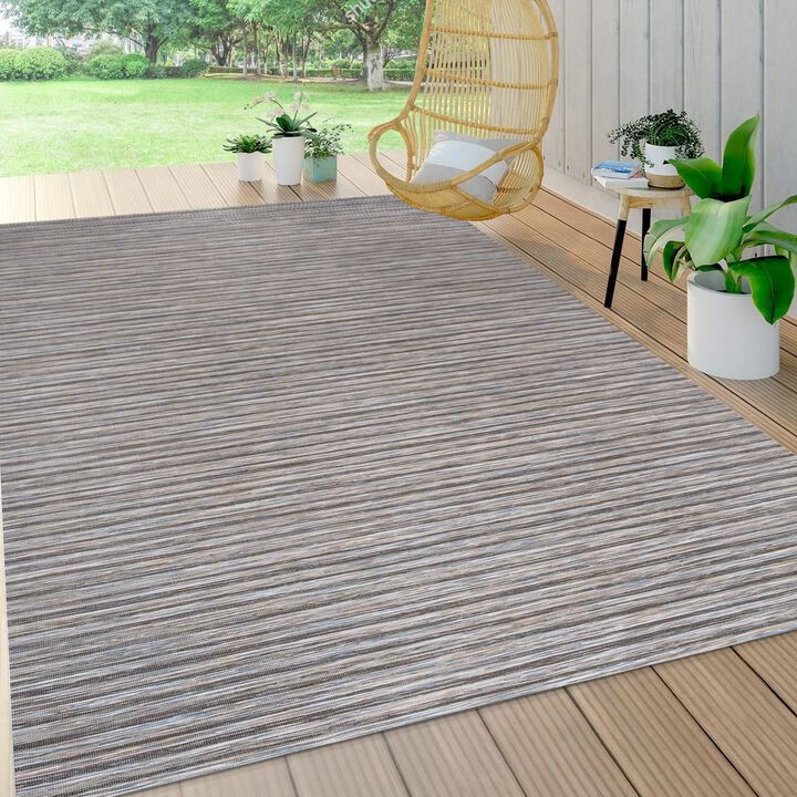 Finn Modern Farmhouse Pinstripe Area Rug