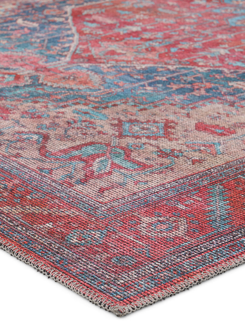 Vindage Fairbanks Red 5'3" x 8' Rug