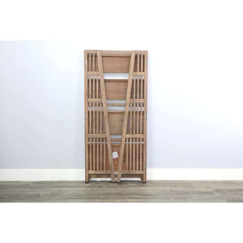 Sunny Designs  60 Mahogany Wood Folding Bookcase