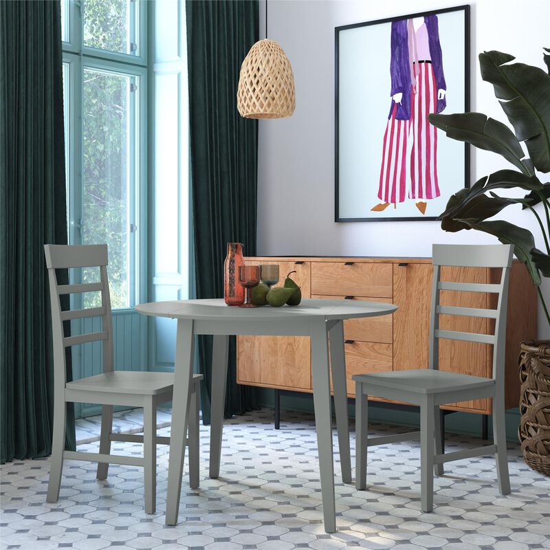 Novogratz Brooks 3-Piece Dining Set