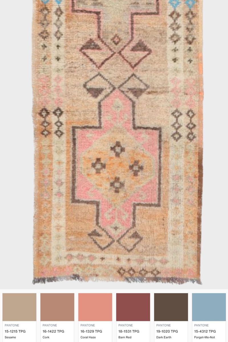 District Loom Runner Rug No. 035