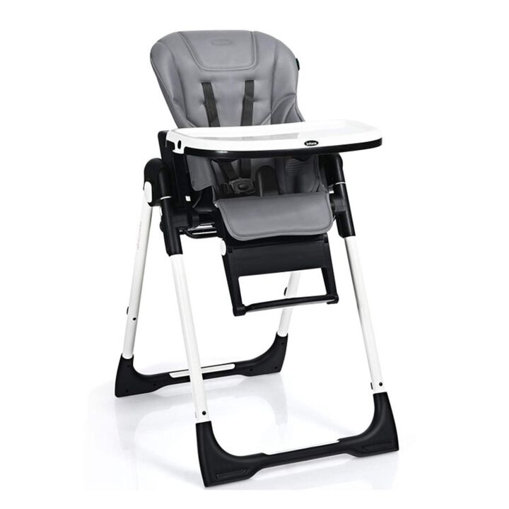 Hivvago 4-in-1 High Chair Booster Seat with Adjustable Height and Recline