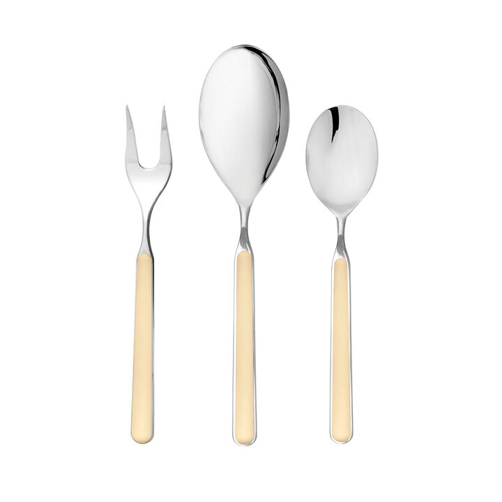 Fantasia 3-Piece Serving Set in Vanilla