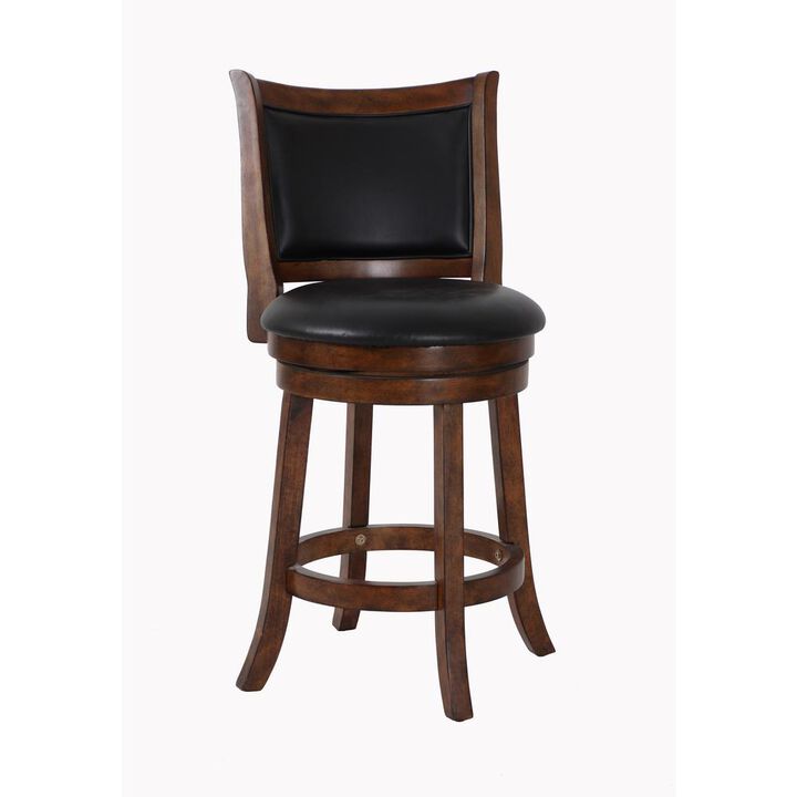 New Classic Furniture Furniture Bristol 24 Solid Wood Counter Stool in Brown