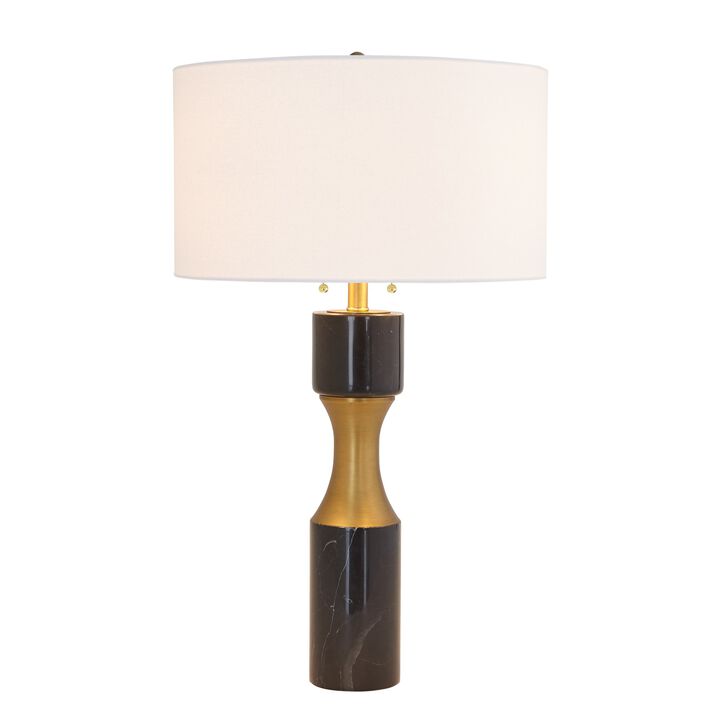 Marble Cinch Lamp-Black