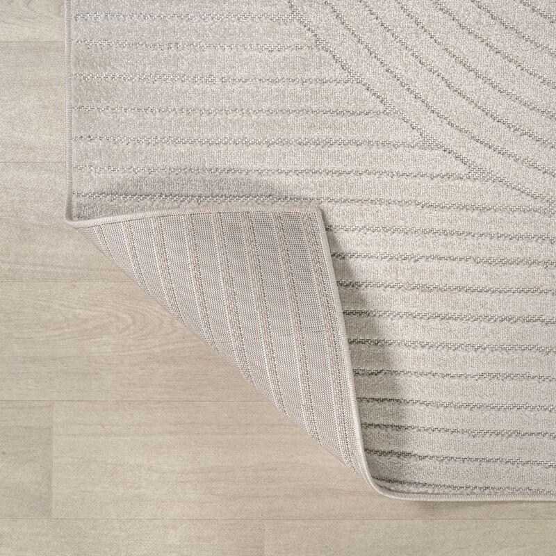 Skagen Minimalist Curve Geometric Area Rug