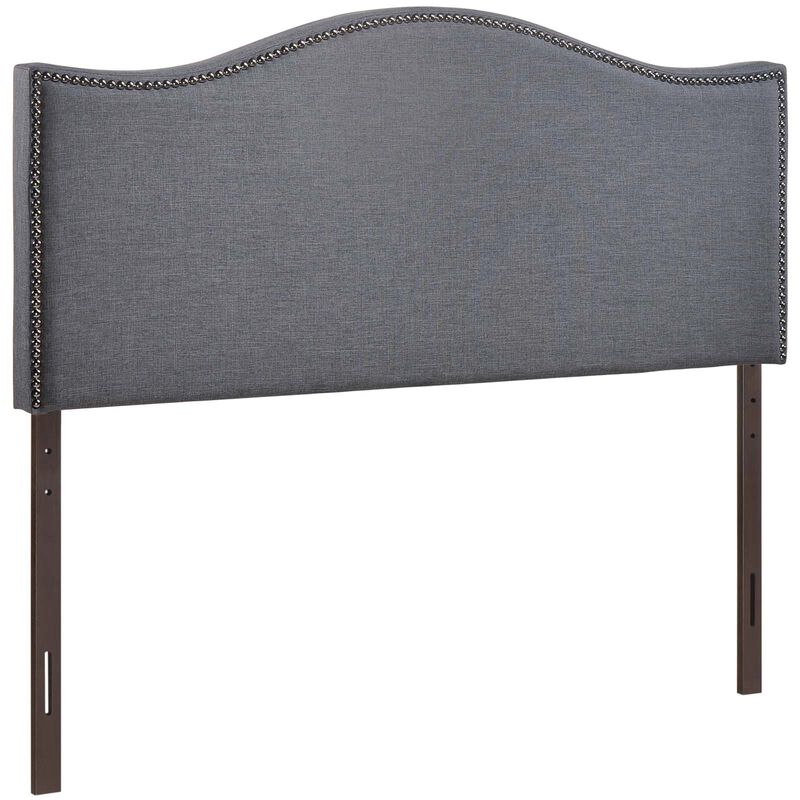 Modway - Curl Queen Nailhead Upholstered Headboard