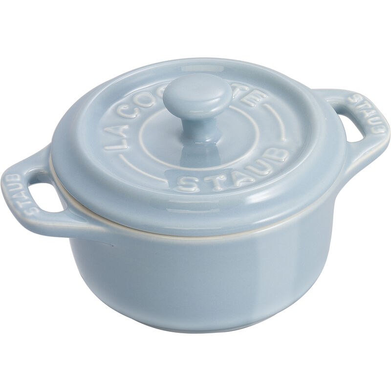 Staub Ceramic 6-pc Mini Round Cocotte Set - Macaron Pastel Colors