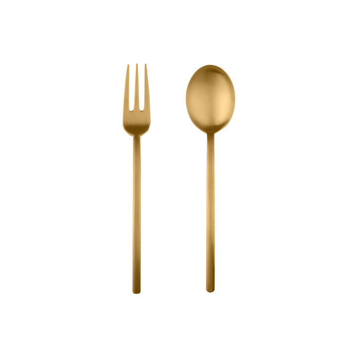 Due Ice Gold Serving Set 2 Pieces