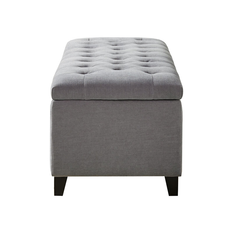 Gracie Mills Bianca Tufted Upholstered Storage Bench with Soft Close