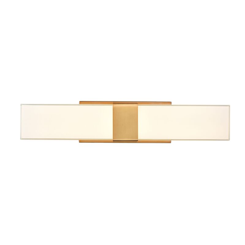 Reciprocate 25'' Wide 2-Light Gold Vanity Light