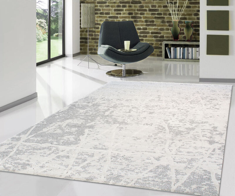 Pasargad Home Turkish Sutton Design Ivory Area Rug- 4' 0" X 6' 0"