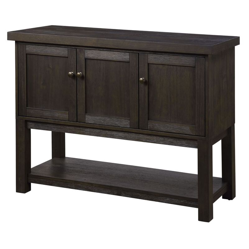 Haddie Server, Distressed Walnut 72214