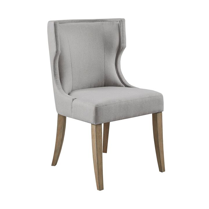 Gracie Mills Allie Upholstered Contemporary Wingback Dining Chair
