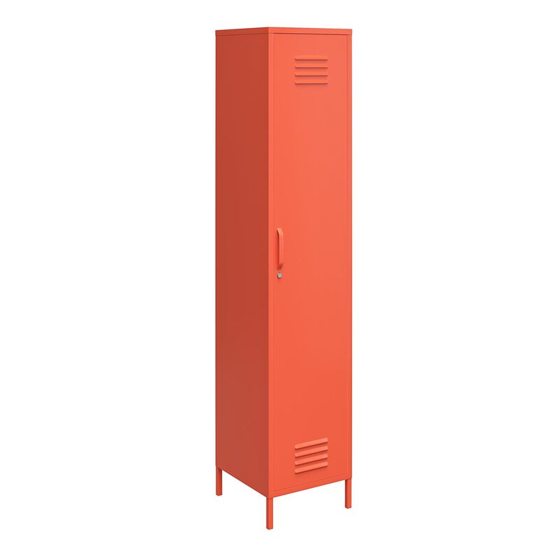 Cache Cache 1 Door Tall Single Metal Locker Style Storage Cabinet