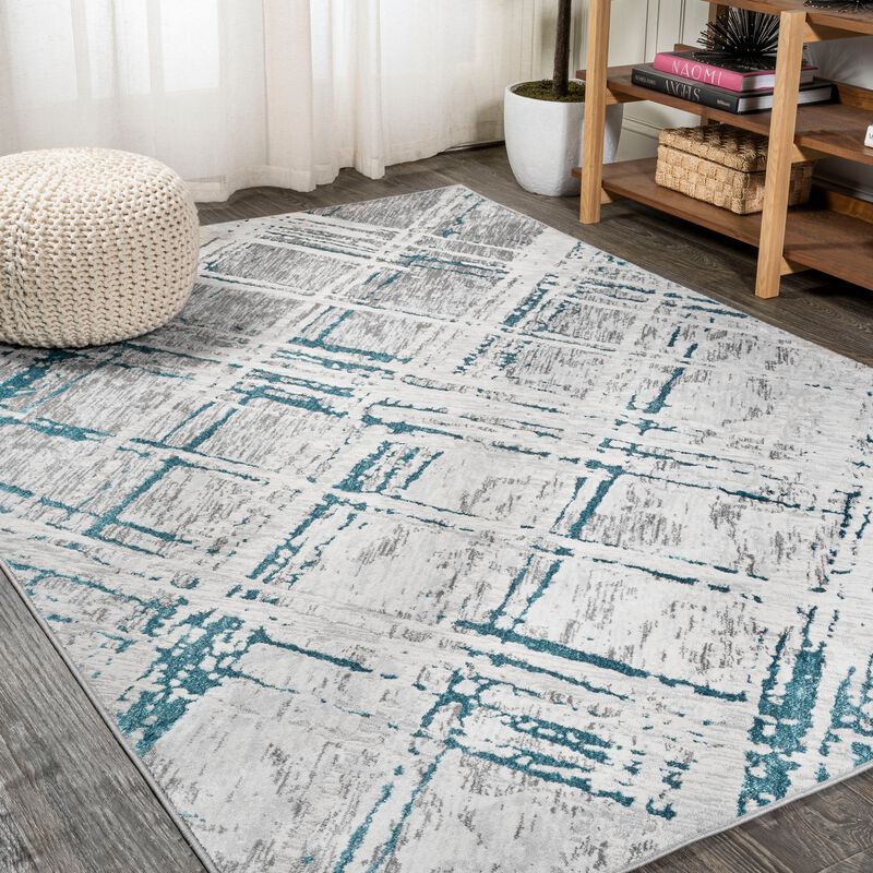 Slant Modern Abstract Area Rug