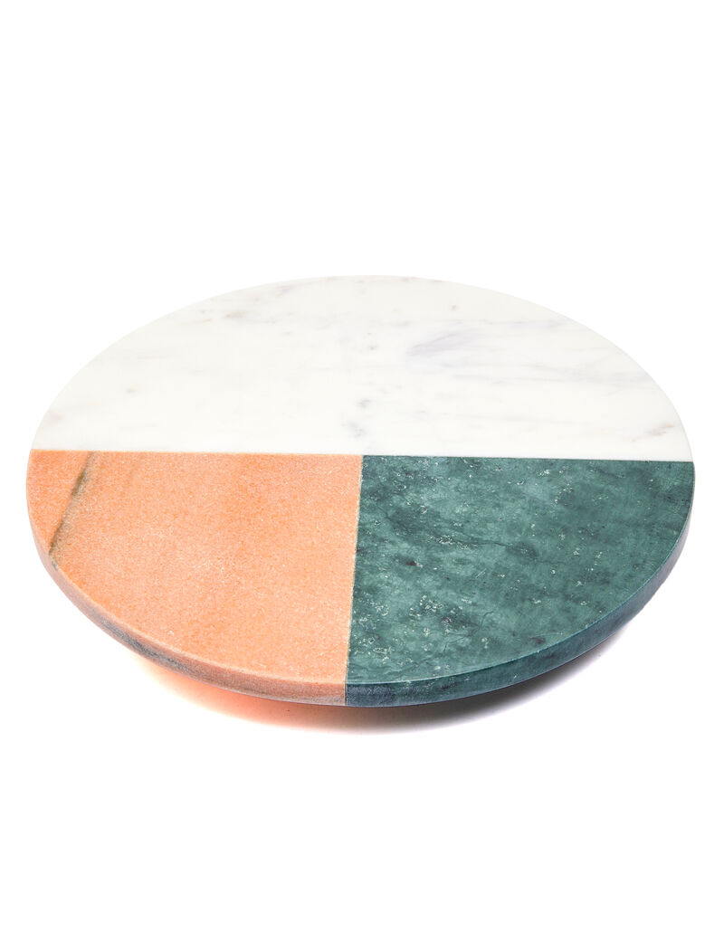 12 inch Single Tier Marble Lazy Susan Turntable