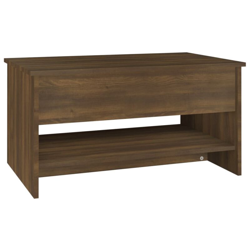 vidaXL Coffee Table Brown Oak 31.5"x19.7"x15.7" Engineered Wood