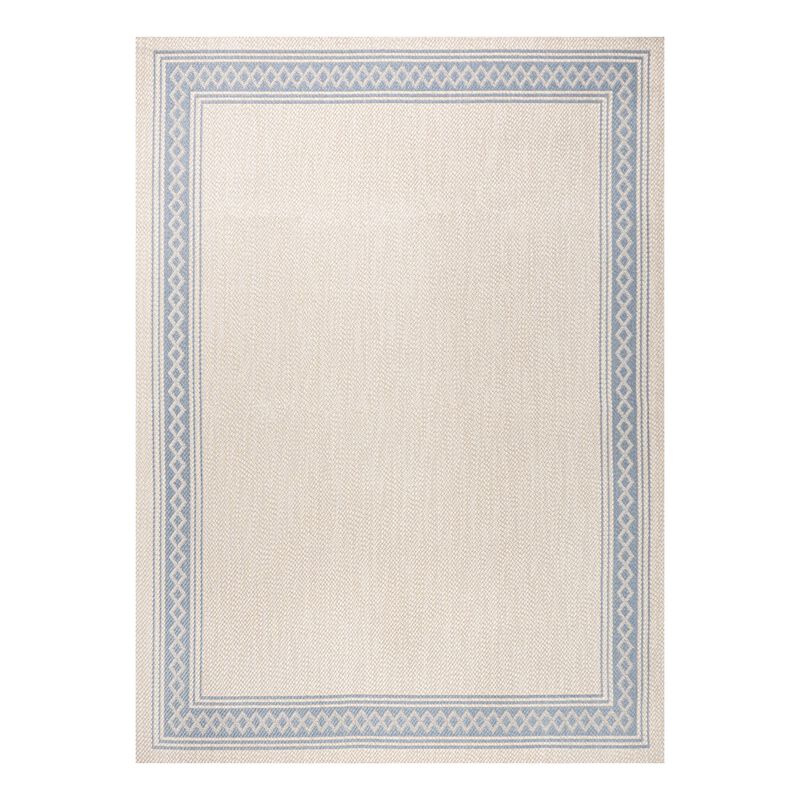 Lucia Classic Diamond Border Indoor/Outdoor Area Rug