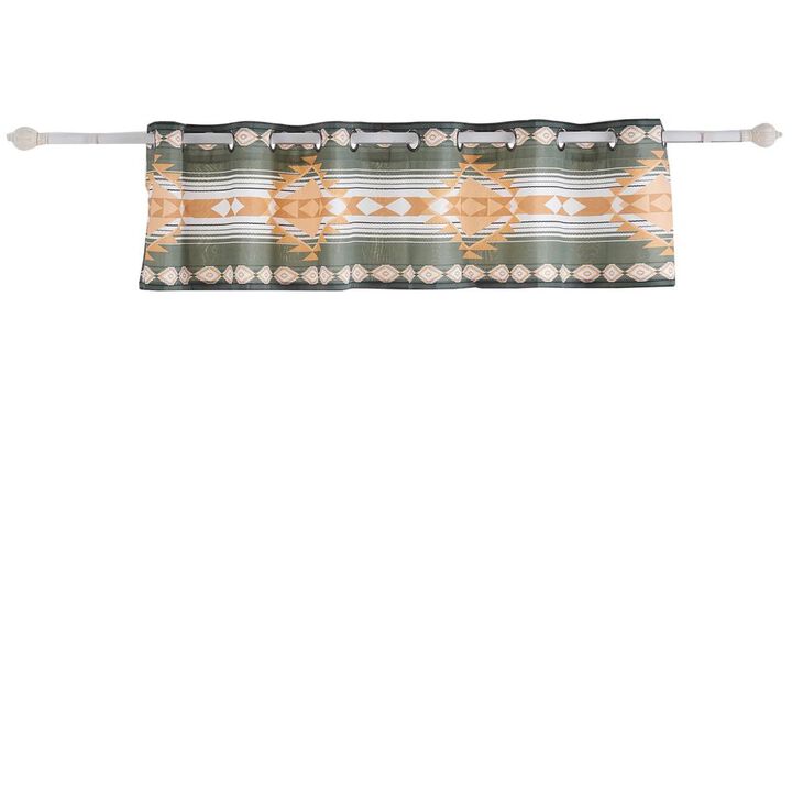 Greenland Home Fashions Zuma Window Valance - 84x16", Cactus