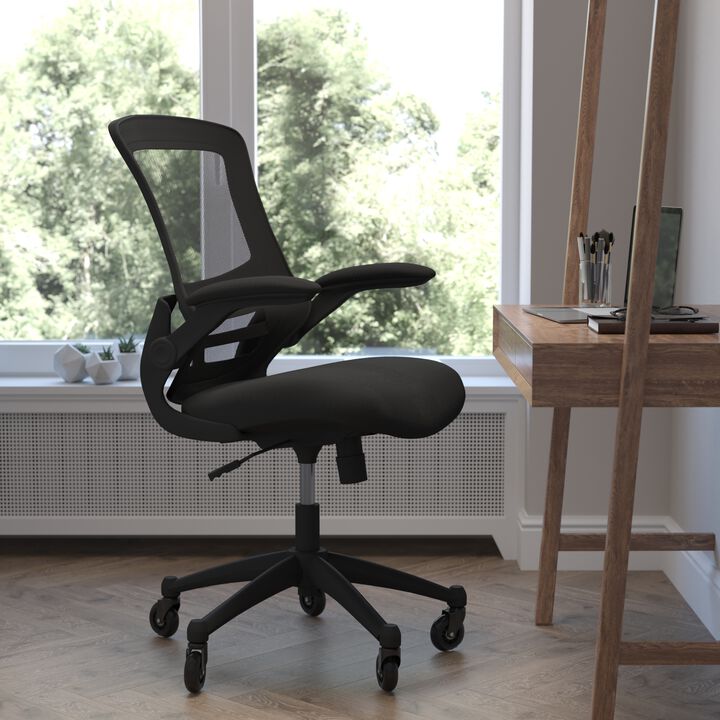Kelista Desk Chair with Transparent Roller Wheels