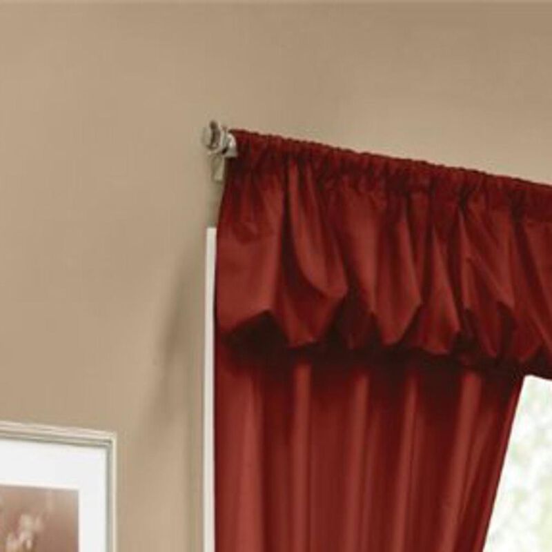 Commonwealth Thermalogic Prescott Energy Efficient 5 Piece Window Curtain Set - 80x84" - Burgundy