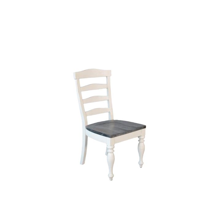 Sunny Designs Carriage House Ladderback Chair, Wood Seat