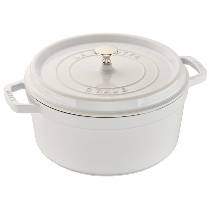 STAUB Cast Iron 5.5-qt Round Cocotte - Lilac